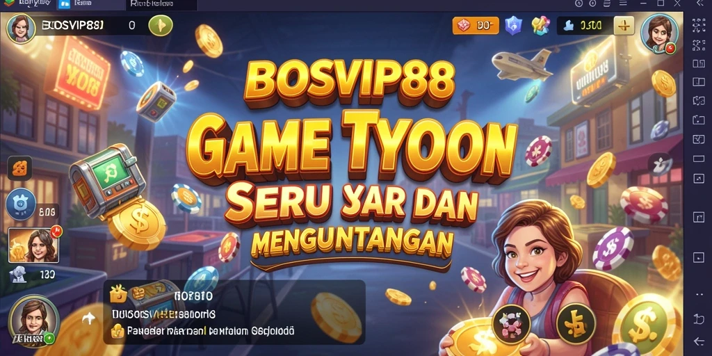 Screenshot gameplay Tycoon di BOSVIP88 yang seru dan menarik.