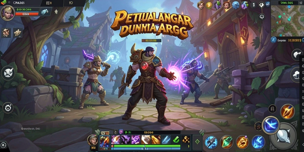 Tampilan gameplay CINA365 yang epik dan penuh aksi.