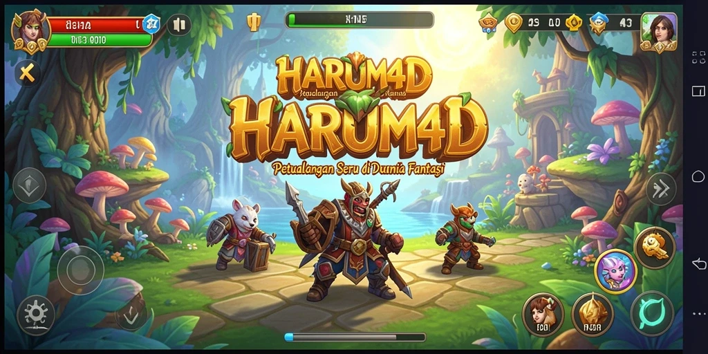 Gameplay seru dan penuh tantangan di HARUM4D.