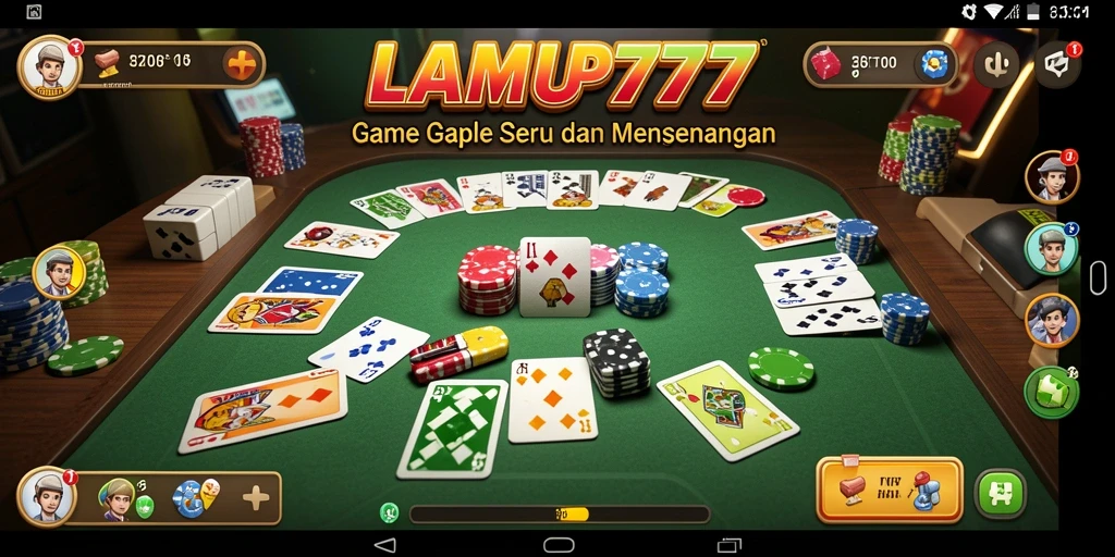 Tampilan gameplay seru dari LAMPU777 dengan teman-teman.