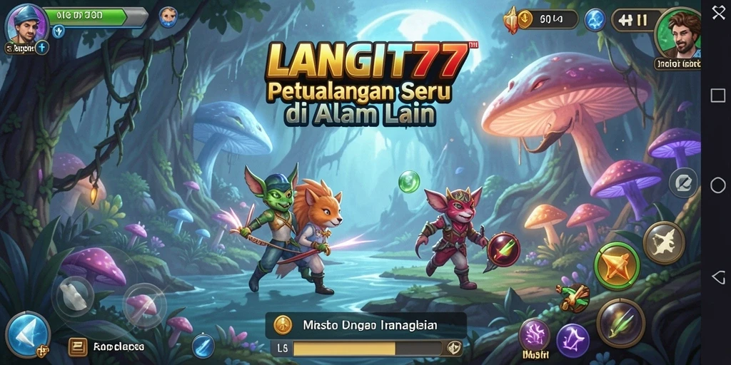 Tampilan gameplay LANGIT77 yang menakjubkan saat menjelajahi dunia petualangan.