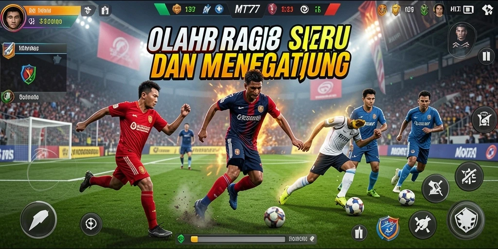 Tampilan gameplay MT777 yang seru dan menegangkan saat pertandingan berlangsung.