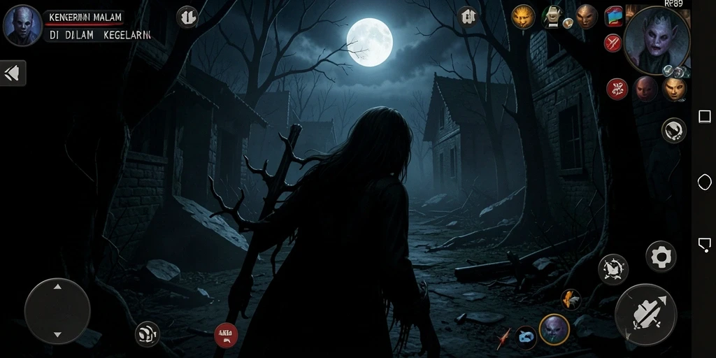 Screenshot menunjukkan momen mencekam dari gameplay RR89.