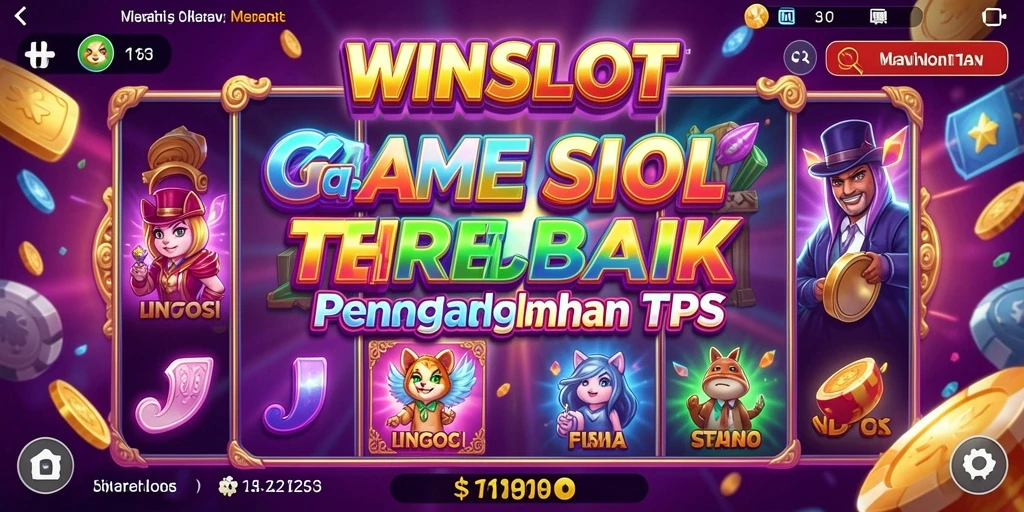 Screenshot utama WINSLOT menampilkan gameplay seru dan warna-warni dalam TPS.